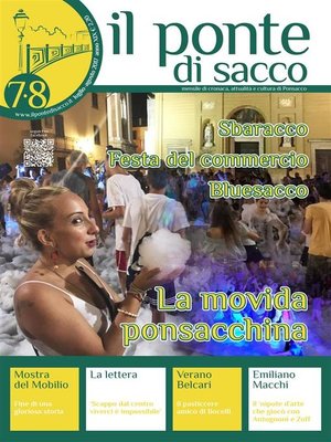 cover image of Il Ponte Di Sacco--luglio/agosto 2017